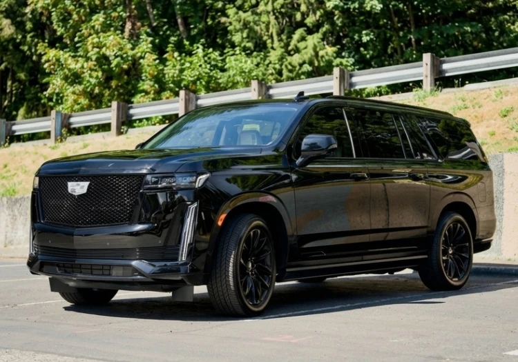 Luxury vehicle interior for chauffeured travel in Seattle