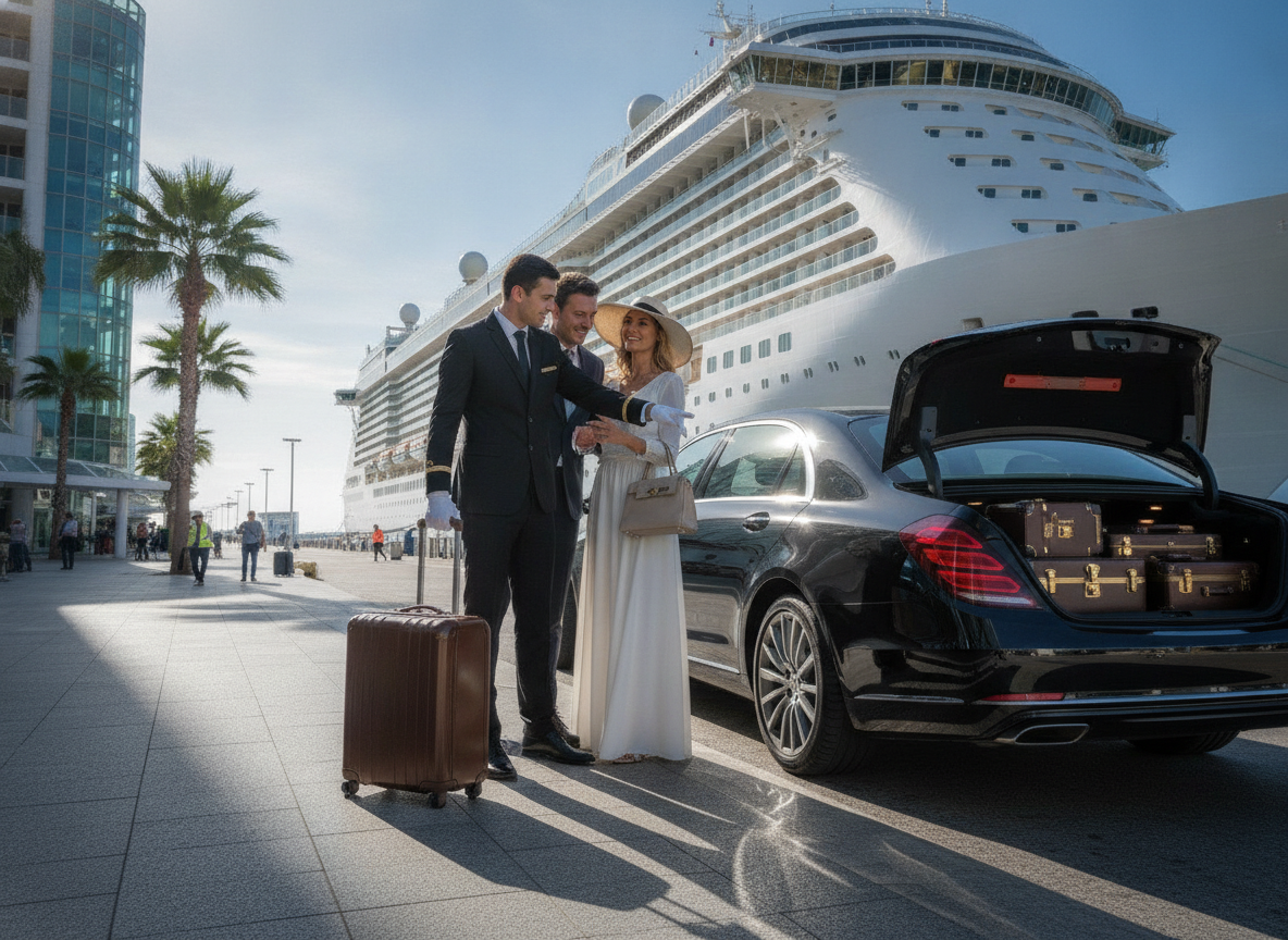 Cruise port transfer