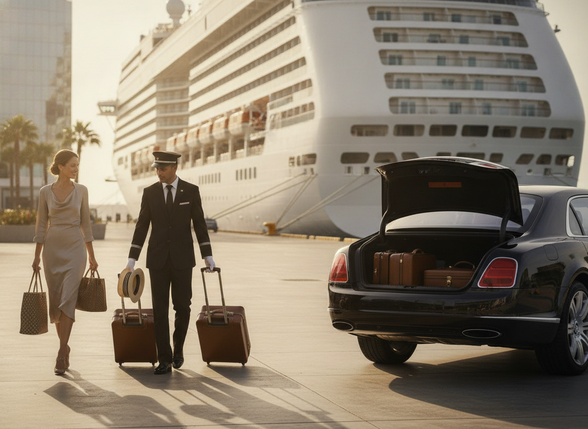 Cruise port transfer