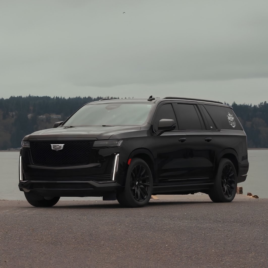 Black Cadillac Escalade for Bothell chauffeur service