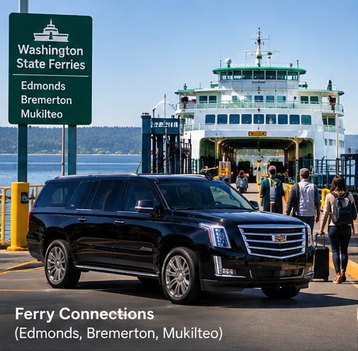 Edmonds ferry connection car service